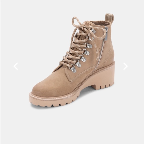 NEW Dolce Vita Huey Hiker Boot - Mushroom Nubuck 7.5 - Picture 6 of 9